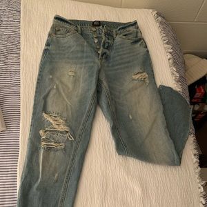 BDG slim straight ripped jeans (gently used)